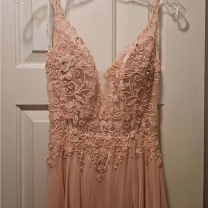 Pink prom dress